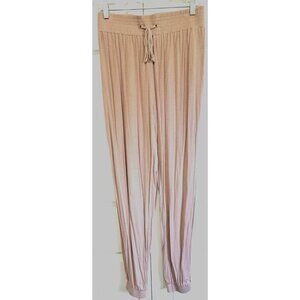 Soprano Women's M Dusty Pink Pull-on Elastic Waist & Cuff Harem Pants 31" Inseam
